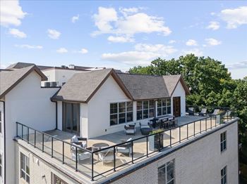 Rooftop deck view